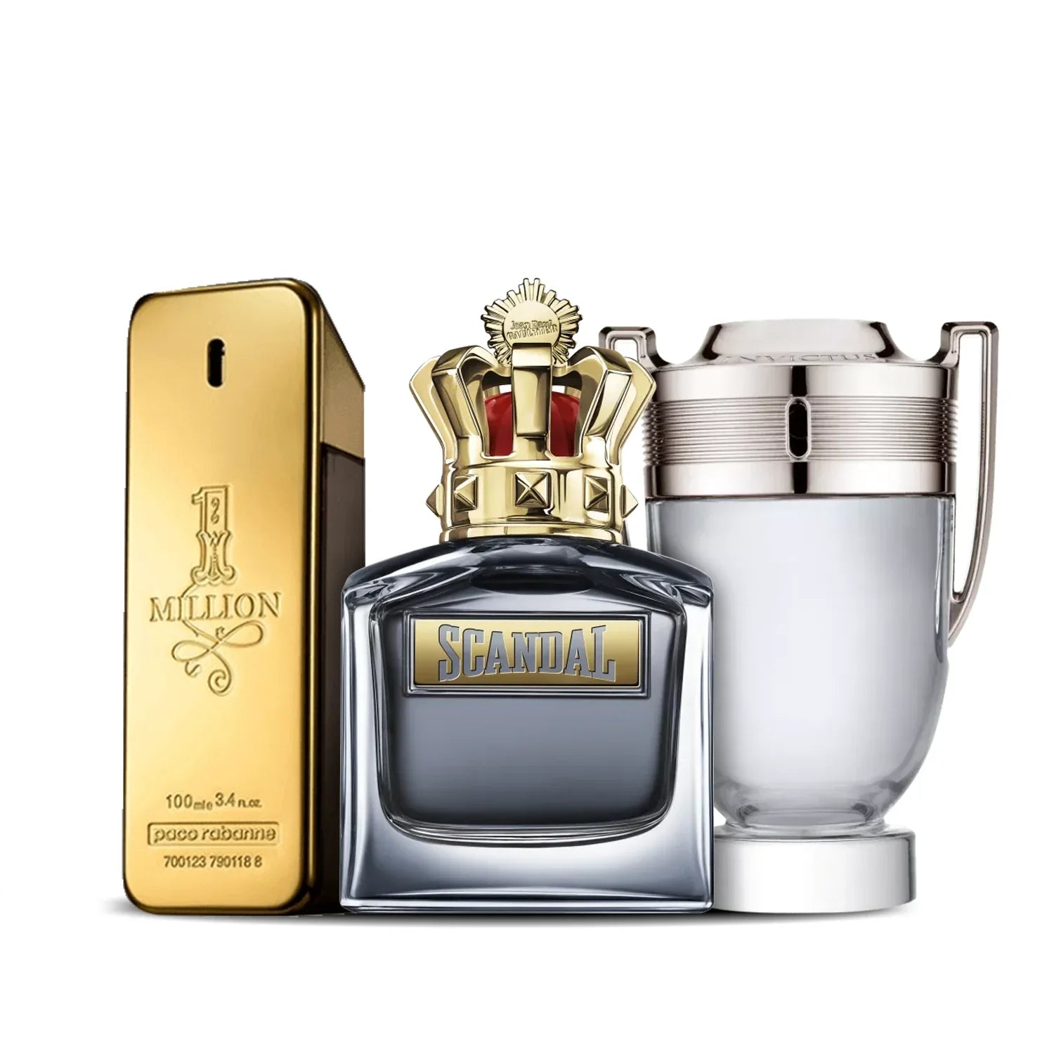 Zestaw 3 Perfum | Invictus + Scandal Pour Homme + 1 Million